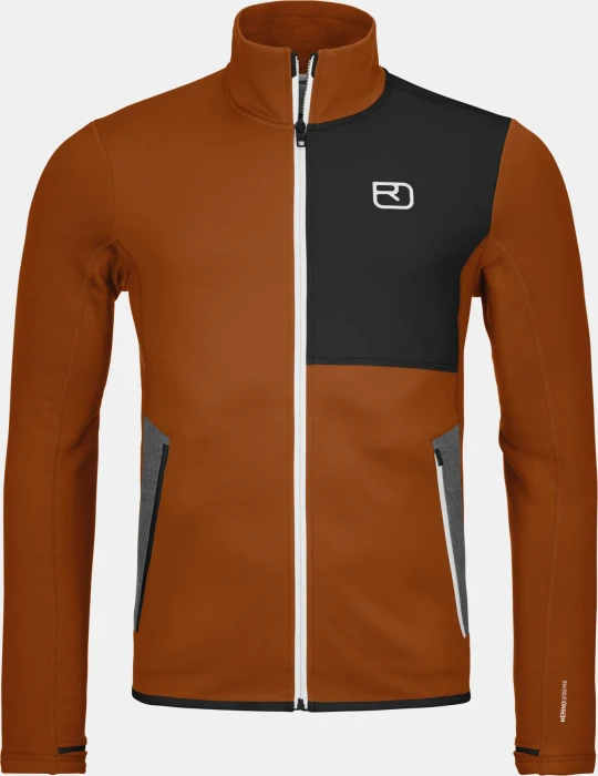 Ortovox Fleece Funktionsjacke bristle brown (Herren)