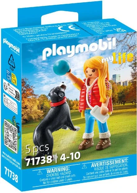 playmobil My Life Frau mit Sennenhund