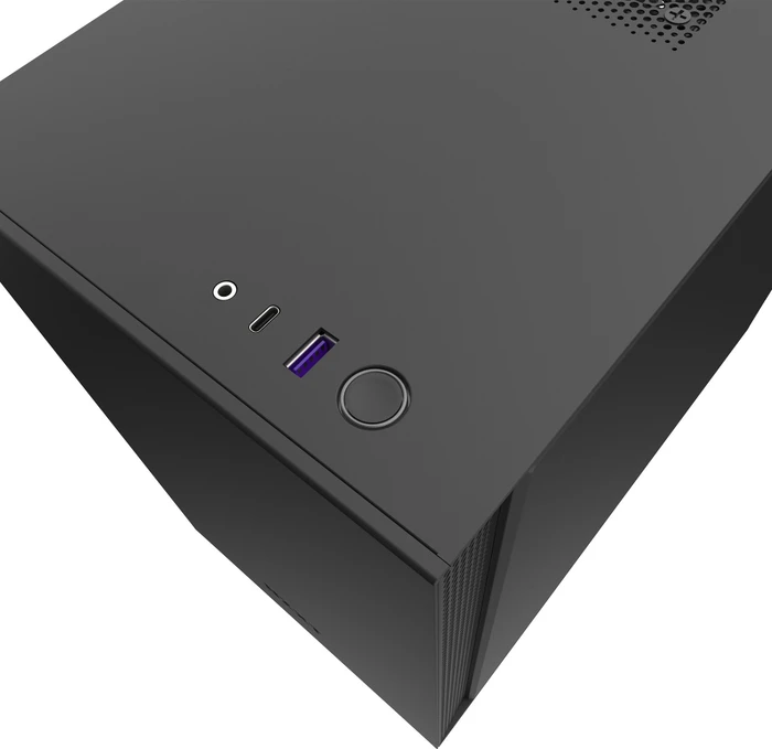 NZXT H210, schwarz, Glasfenster, Mini-ITX