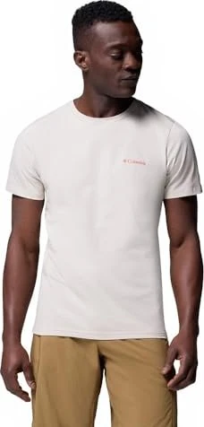 Columbia Rapid Ridge II Organic Cotton T-Shirt kurzarm dark stone/button badge (Herren)