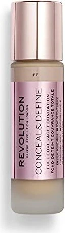 Revolution Beauty Conceal & Define Foundation F7, 23ml