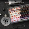 RK Royal Kludge M75 Wireless, grau/schwarz, LEDs RGB, hot-swap, RK RED, USB/Bluetooth, US Vorschaubild
