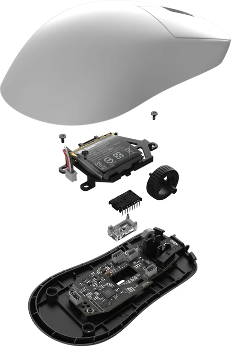 Endgame Gear OP1w 4k v2 Wireless Gaming Mouse weiß, USB