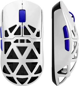 Mchose AX5 Pro Max Magnesium Alloy Wireless Mouse, weiß, USB/Bluetooth (AX5-8A)