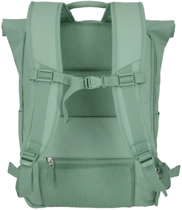 Travelite Basics Rollup Laptoprucksack, 15.6", hellgrün
