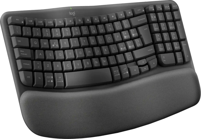 Logitech Wave Keys for Business, Grafit, Logi Bolt, USB/Bluetooth, IT