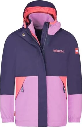 Trollkids Kjerag 3in1 Funktionsjacke deep violet (Junior)