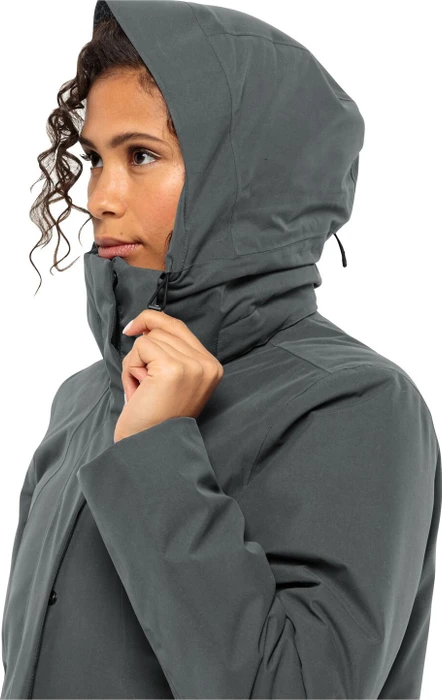 Jack Wolfskin Salier Funktionsmantel slate green (Damen)