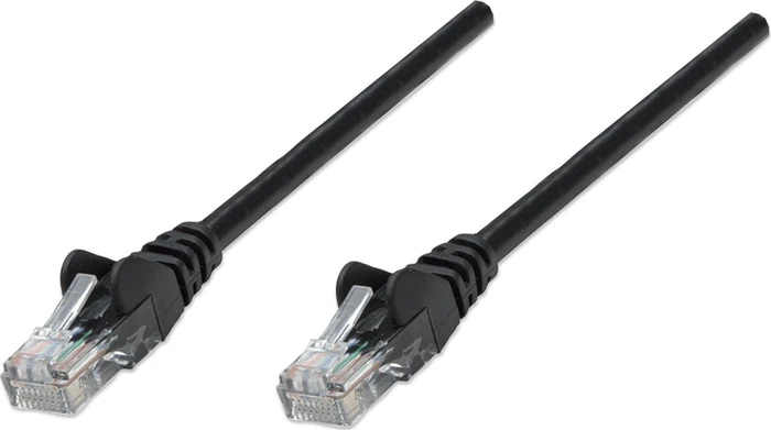 Intellinet Patchkabel, Cat5e, U/UTP, RJ-45/RJ-45, 5m, schwarz