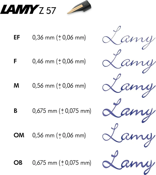 Lamy imporium schwarz/gold, rechte Hand, extra fein