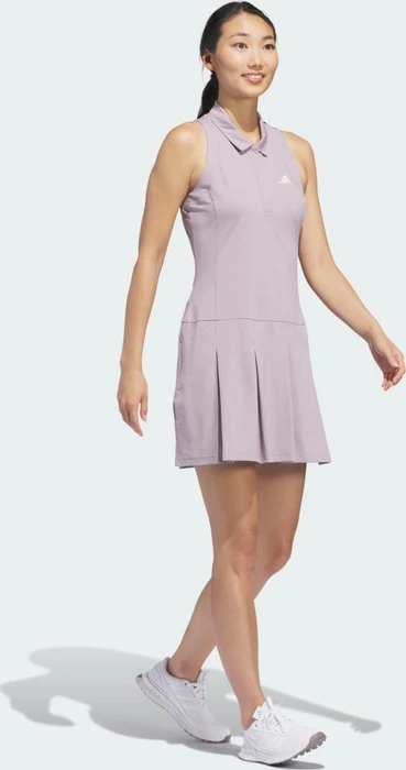 adidas Women's Ultimate365 Tour Pleated Kleid preloved fig (Damen)