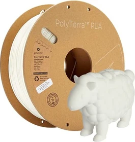 Polymaker PolyTerra PLA, cotton white, Spule, 1.75mm, 1.00kg