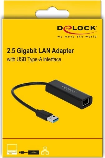DeLOCK 2.5G LAN-Adapter, RJ-45, USB-A 3.0 [Stecker]