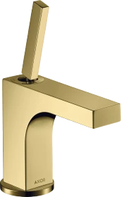 Hansgrohe Axor Citterio 90 für Handwaschbecken mit Zugstangen-Ablaufgarnitur polished brass