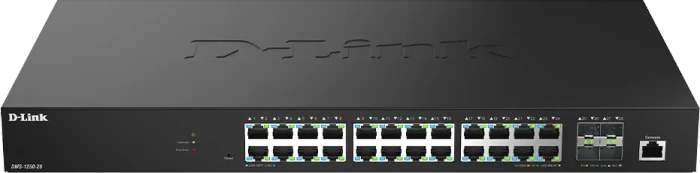 D-Link DMS-1250 Rackmount 2.5G Smart Switch, 24x RJ-45, 4x SFP+