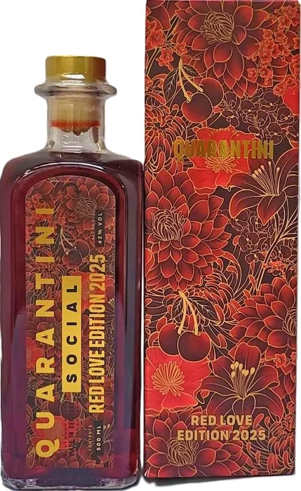 Quarantini Social Red Gin 500ml