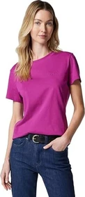 Hugo Boss Logo T-Shirt kurzarm dark pink (Damen)