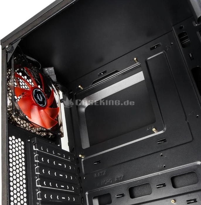 BitFenix Nova TG schwarz, Glasfenster