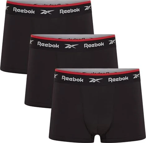 Reebok Sports Trunks Redgrave Boxer Briefs schwarz/weiß/rot (Herren)