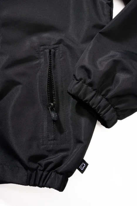 Brandit Windbreaker Summer Frontzip Jacke schwarz (Junior)