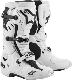 Alpinestars Tech 10 Supervented Motorradstiefel schwarz/weiß
