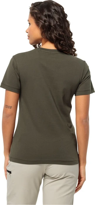 Jack Wolfskin Essential T-Shirt kurzarm island moss (Damen)