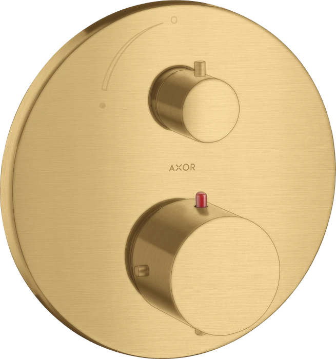 Hansgrohe Axor Starck Thermostat Unterputz mit Absperrventil brushed gold optic