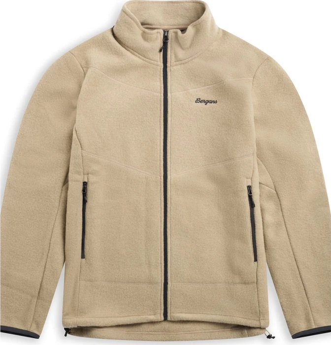 Bergans Rabot Merino Fleece Midlayer Funktionsjacke sandstone (Herren)