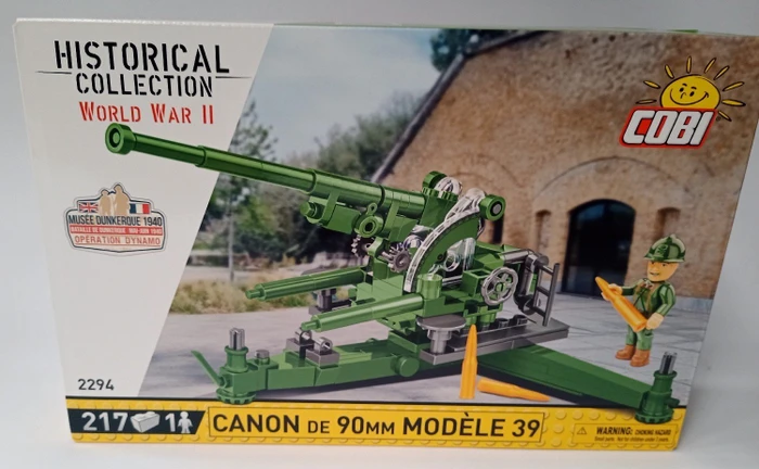 Cobi Historical Collection WW2 Canon de 90mm Modèle 1939