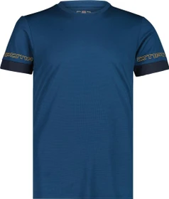 CMP Unlimitech Logo Funktionsshirt kurzarm petroleum (Herren)