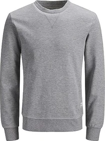 Jack & Jones Basic Crew Neck Sweatshirt light grey melange (Herren)