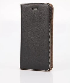 Emporia Book Sytle Case Schafleder für Apple iPhone 7 schwarz (LTB-SHP-IPH7-B)