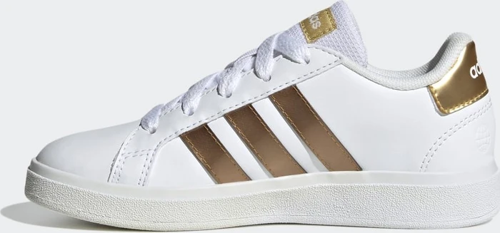 adidas Grand Court Sustainable Lace cloud white/matte gold (Junior)