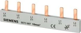 Siemens Stiftsammelschiene berührungssicher, 16mm2 2-phasig+HS, 1016mm lang schneidbar, ohne Endkappen