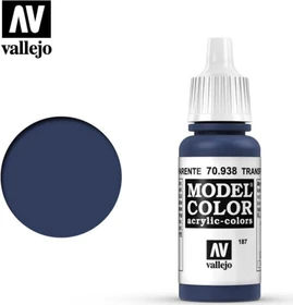 Vallejo Model Color rev.1 transparent blue, 17ml