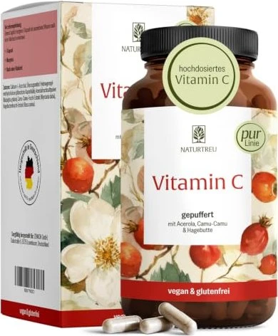 Naturtreu Beerenkönig Vitamin C-Komplex Kapseln, 180 Stück