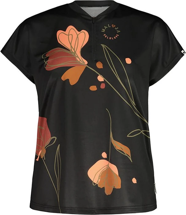 Maloja Sarsteinm. All Mountain 1/2 Trikot kurzarm moonless alpflower (Damen)