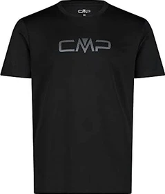 CMP Rundausschnitt Logo Funktionsshirt kurzarm schwarz (Herren)