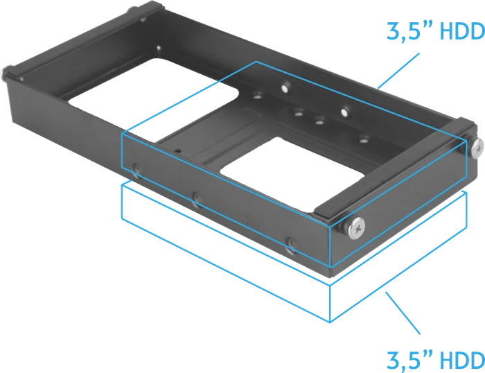 Chieftec Mesh Pro Cube Mini CN-01B, schwarz, Mini-ITX