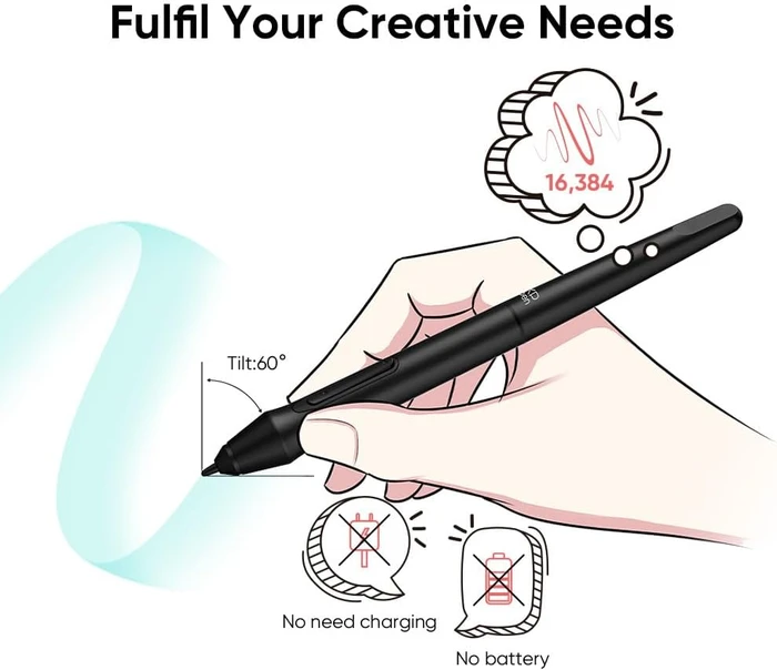 XP-Pen Deco mini7 V2, schwarz