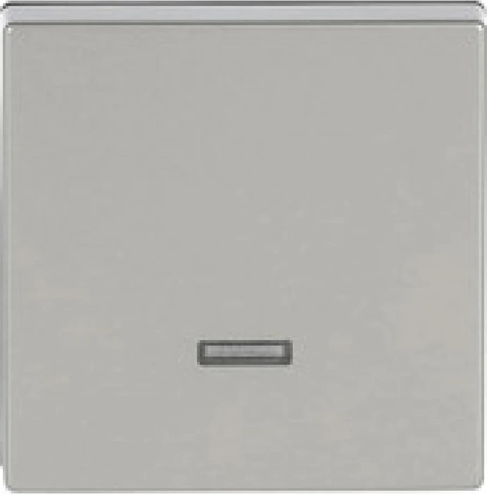 Busch-Jaeger Pur Edelstahl Bedienelement mit Glimmlampe, edelstahl