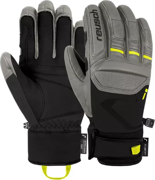 Reusch Pro RC Skihandschuhe steel grey/black (Herren)