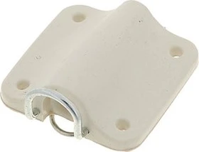 Bubblebee Industries The Lav Concealer for Sennheiser MKE2 weiß