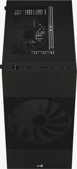 AeroCool Atomic Lite [V1], Lüfter LED Fixed RGB, Glasfenster