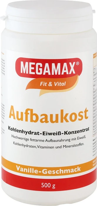 Megamax Aufbaukost Vanille 500g