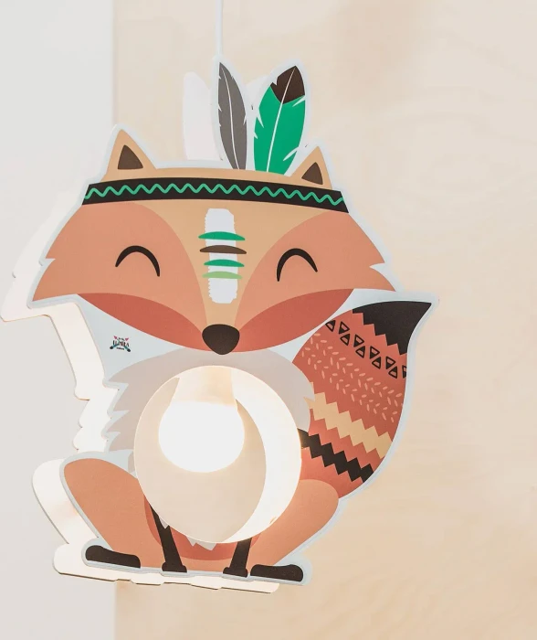 Elobra Little Indians Fuchs Filip Pendelleuchte orange