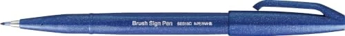 Pentel Brush Sign Pen SES15C blau, 10er-Pack