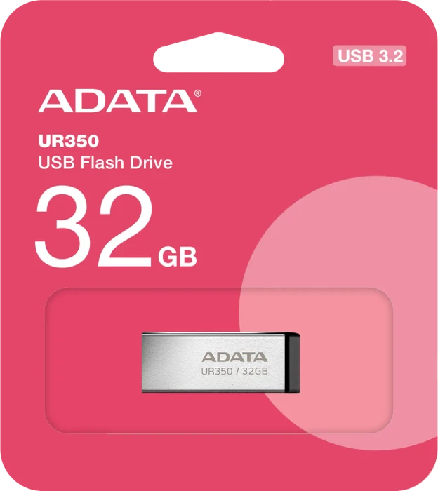 ADATA UR350 USB-A 32GB silber/schwarz, USB-A, USB 3.2 Gen 1×1