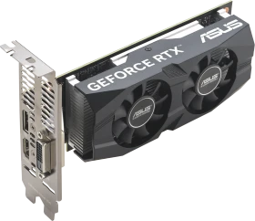 ASUS GeForce RTX 3050 OC, RTX3050-O6G-LP-BRK, 6GB GDDR6, DVI, HDMI, DP