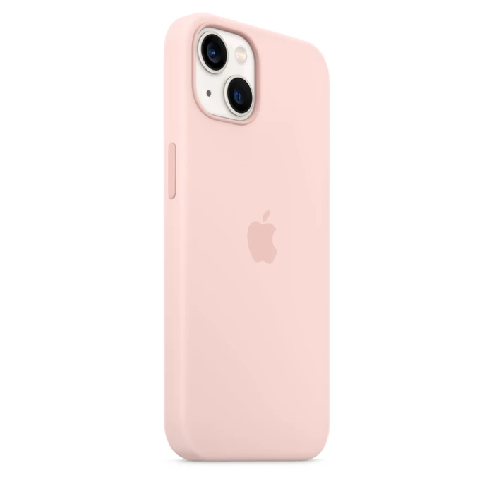 Apple Silikon Case mit MagSafe für iPhone 13 kalkrosa